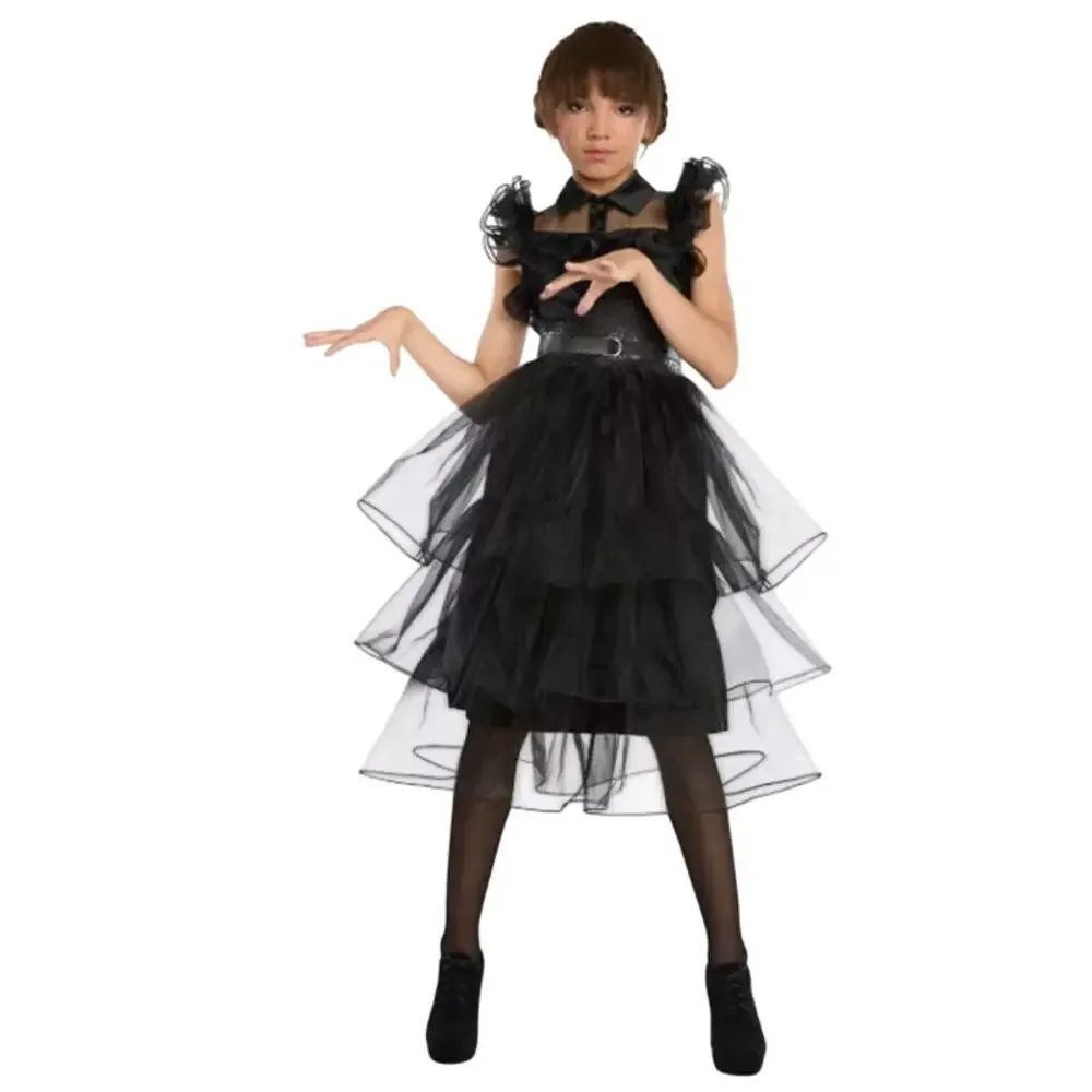 Wednesday Adams Dance Costume Kids Medium